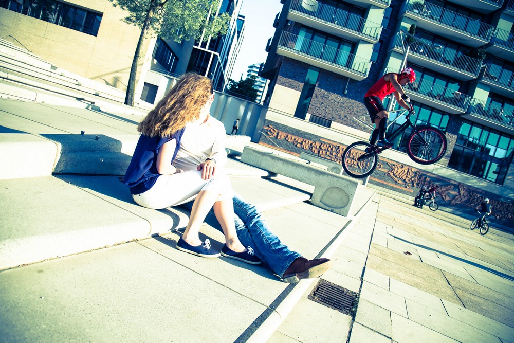 Paarshooting mit Stine & Michael in der Hafenctiy, Hamburg